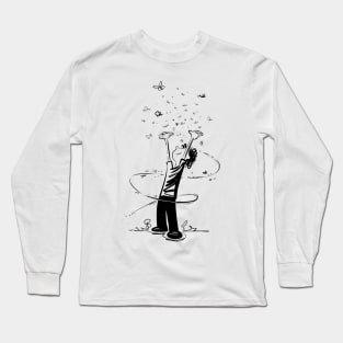 Butterfly Kid Long Sleeve T-Shirt